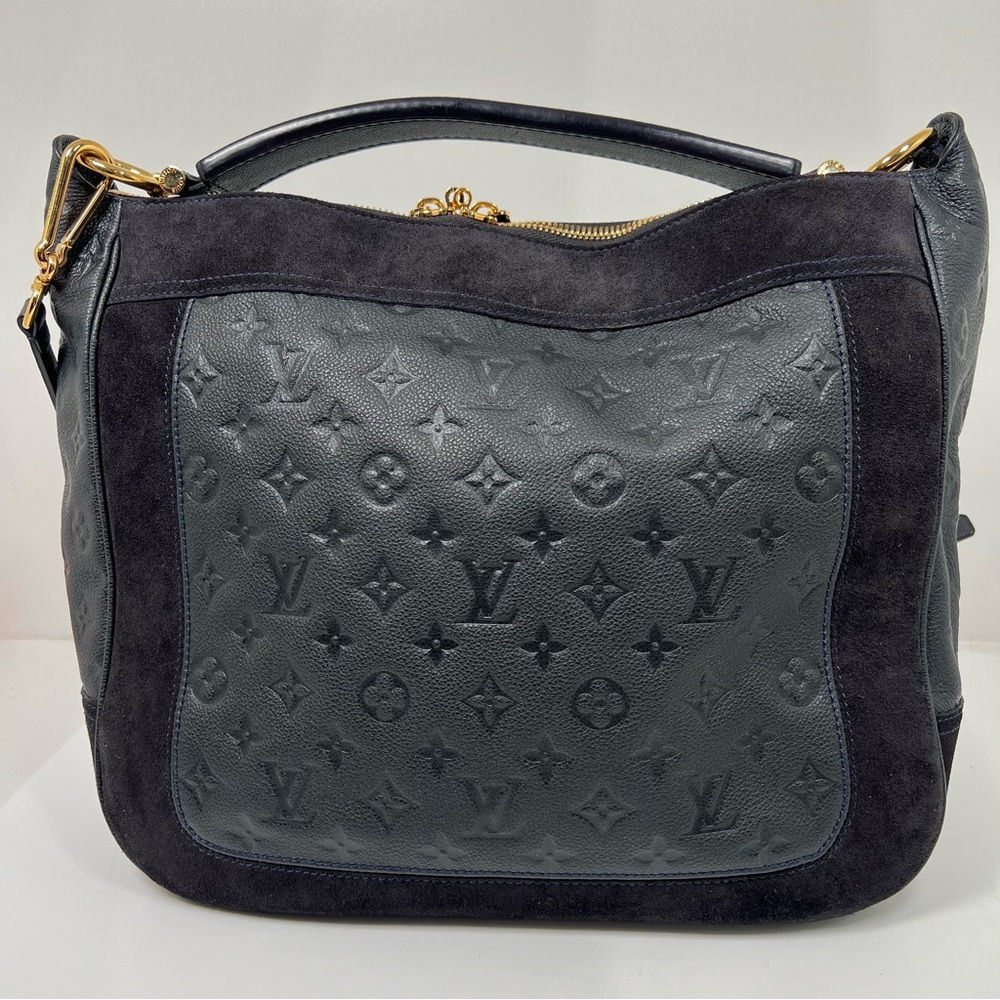 Louis Vuitton Audacieuse Hobo PM Brown Leather Suede Monogram Empreinte - Picture 2 of 10